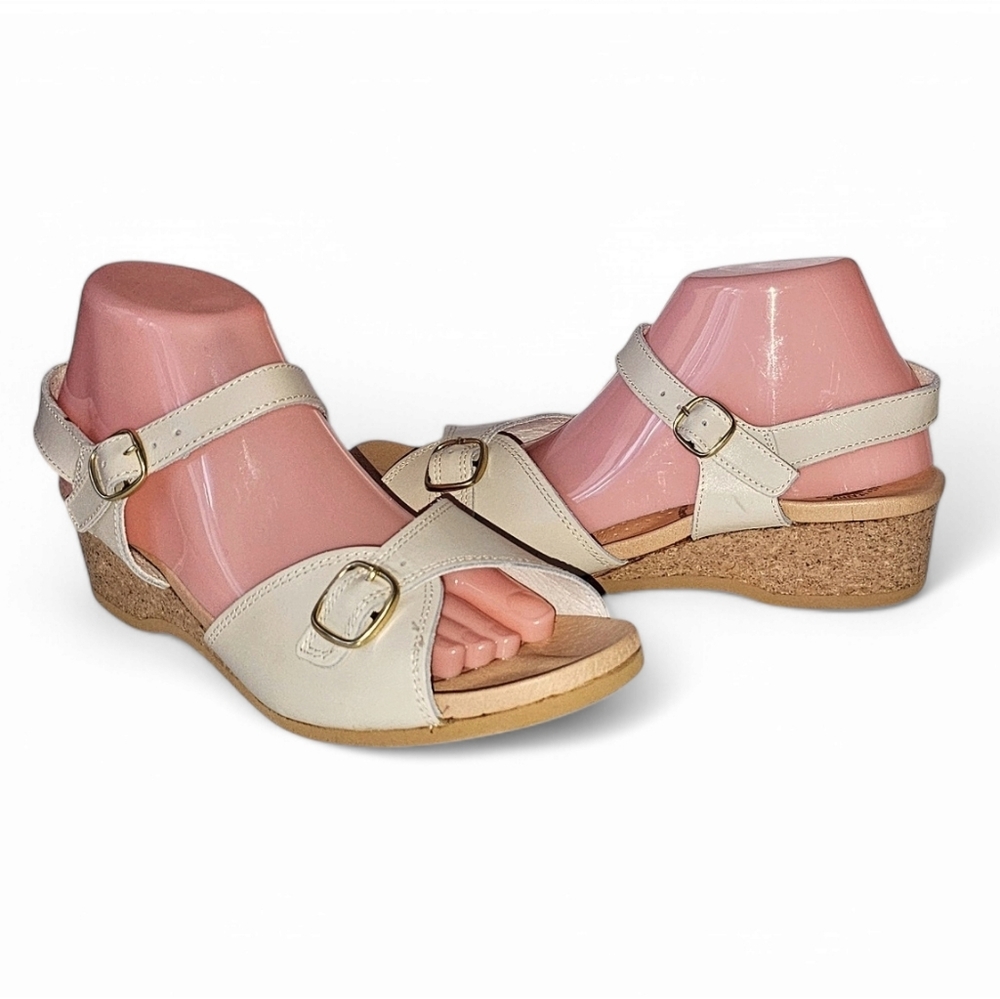NWOT Worishofer 711 Cork Wedge Sandal